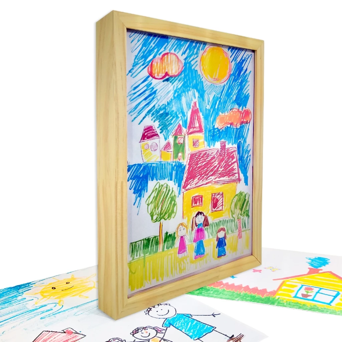 Quadro Porta-Desenhos – Guarde com Carinho as Obras dos Pequenos!