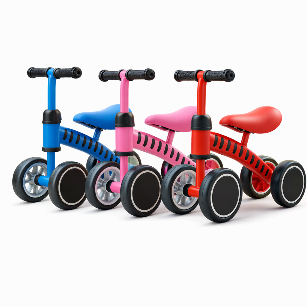 Bicicleta de Equilíbrio Infantil - Primeiros Passos com Segurança