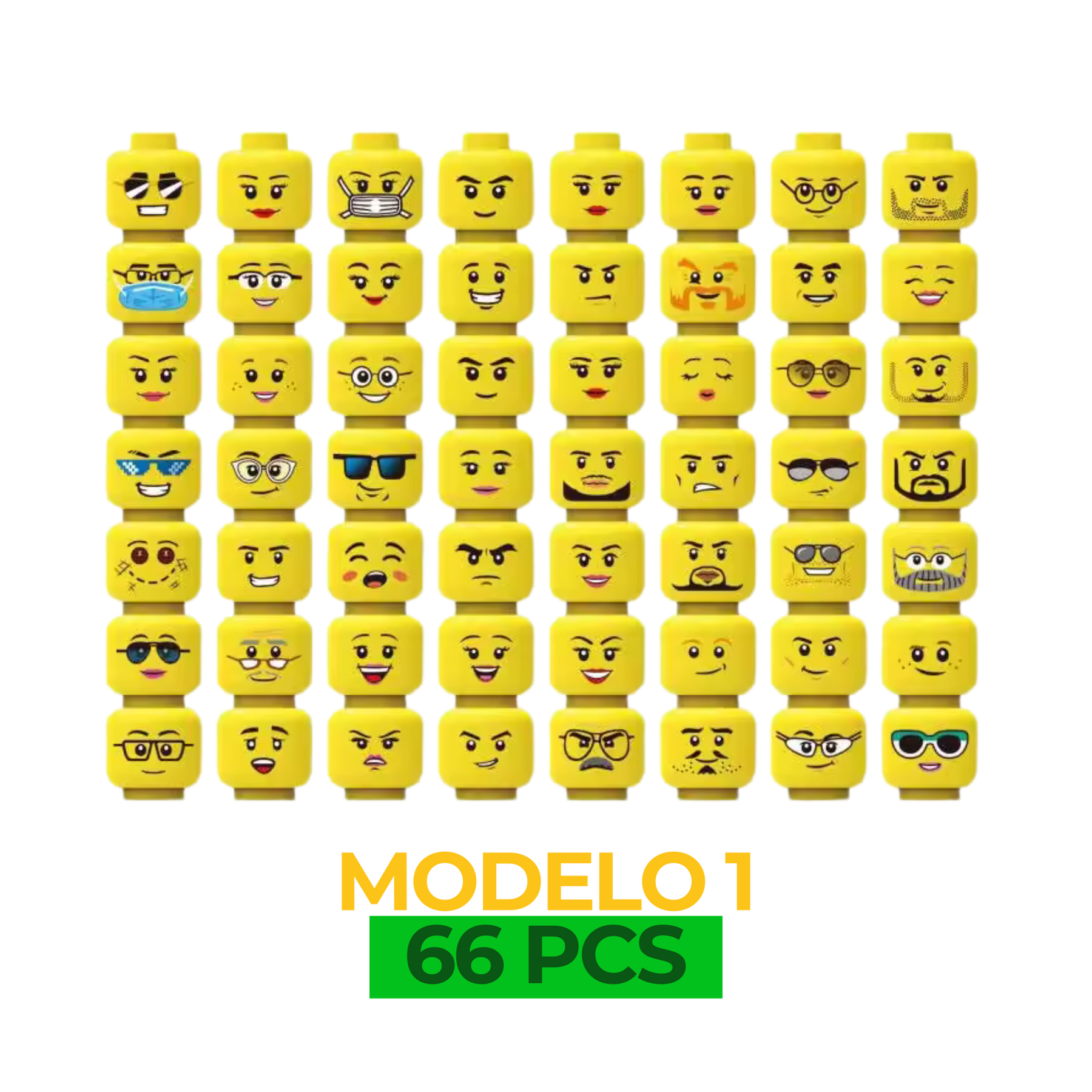 Cabeças para Minifigures - Crie Mundos Cheios de Histórias!