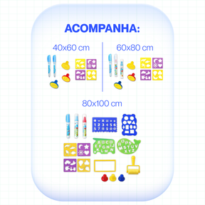 MagicWater - Tapete de Água Mágico Educativo