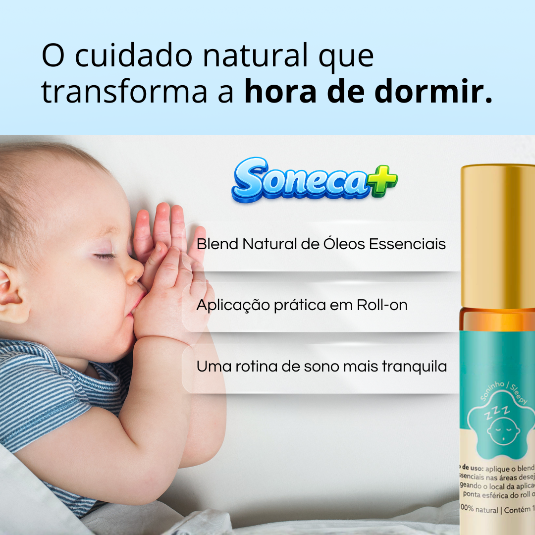 Soneca+ | Aromaterapia Natural para o Sono do Bebê