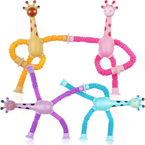 Girapop - A Girafinha Divertida que Estica (Kit com 4 cores)
