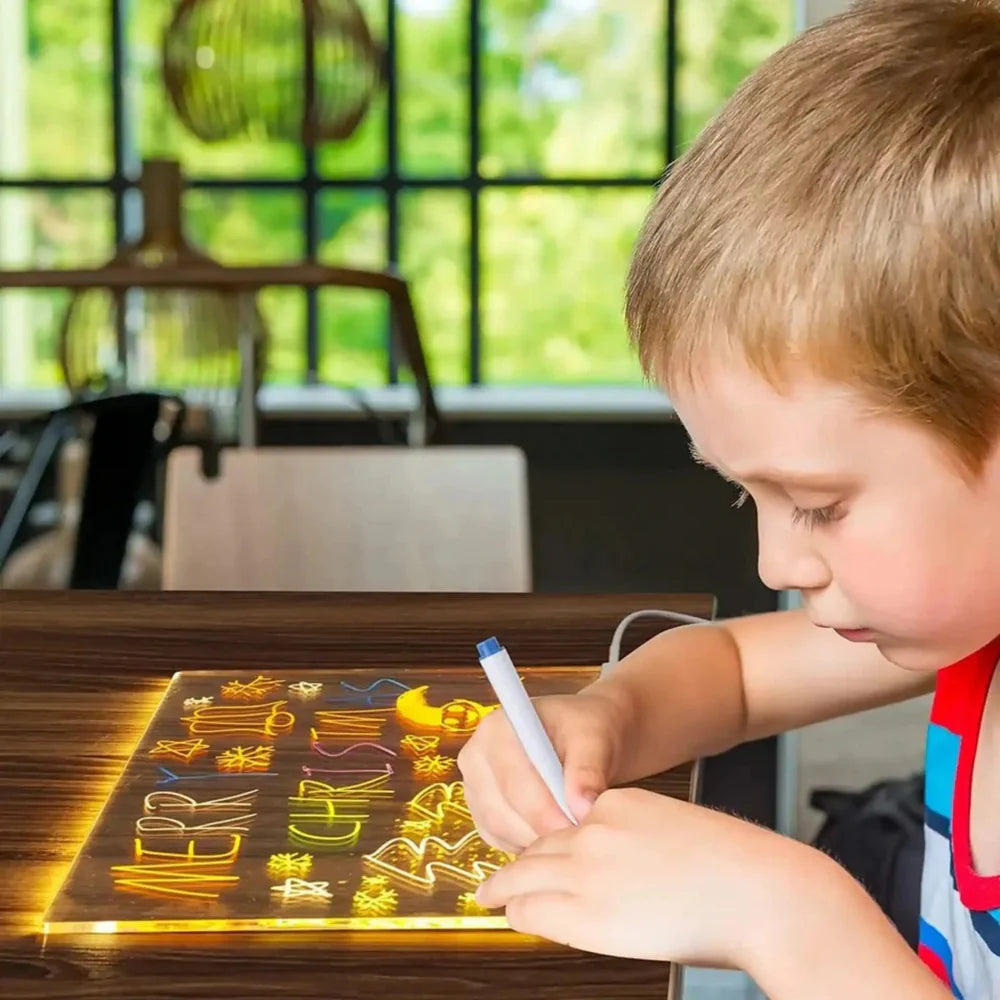 Quadro Mágico para Desenhar com Luz LED Infantil