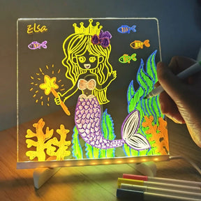 Quadro Mágico para Desenhar com Luz LED Infantil