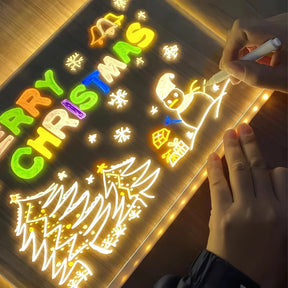 Quadro Mágico para Desenhar com Luz LED Infantil